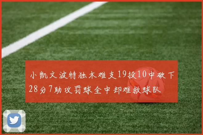 小凯文波特独木难支19投10中砍下28分7助攻罚球全中却难救球队